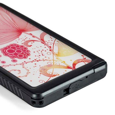 Elegant Flowers Galaxy S24 Ultra Waterproof Case