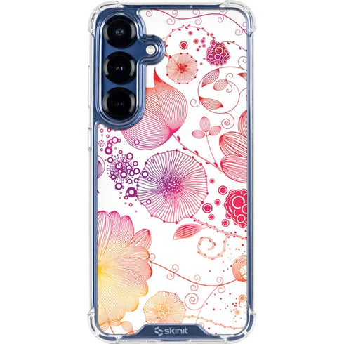 Elegant Flowers Galaxy S25 Plus Clear Case