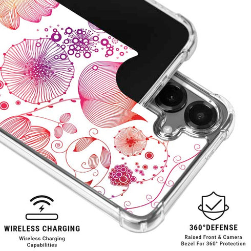 Elegant Flowers Galaxy S26 Clear Case