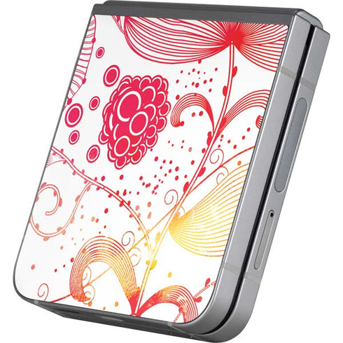 Elegant Flowers Galaxy Z Flip6 Skin