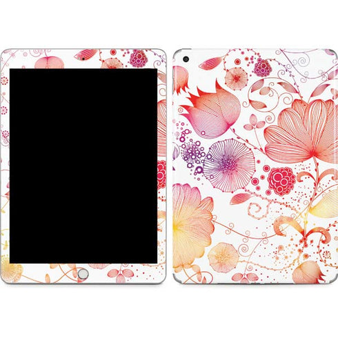 Elegant Flowers Apple iPad Skin