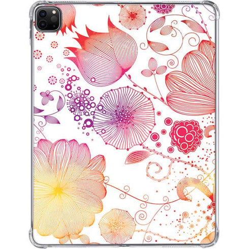 Elegant Flowers iPad Pro 11in (2024) Clear Case