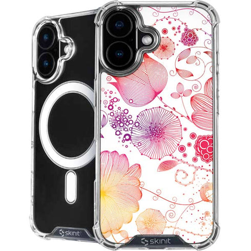 Elegant Flowers iPhone 16 MagSafe Case