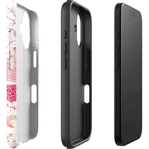 Elegant Flowers iPhone 16 Plus Impact Case