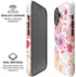Elegant Flowers iPhone 16 Plus Magsafe Impact Case
