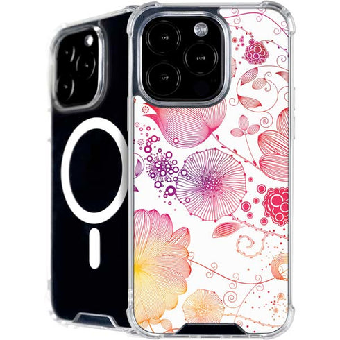 Elegant Flowers iPhone 16 Pro MagSafe Case