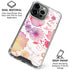 Elegant Flowers iPhone 16 Pro Max Clear Case