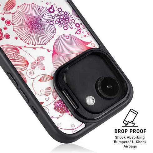 Elegant Flowers iPhone 16e Kickstand Case
