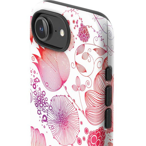 Elegant Flowers iPhone 16e Impact Case