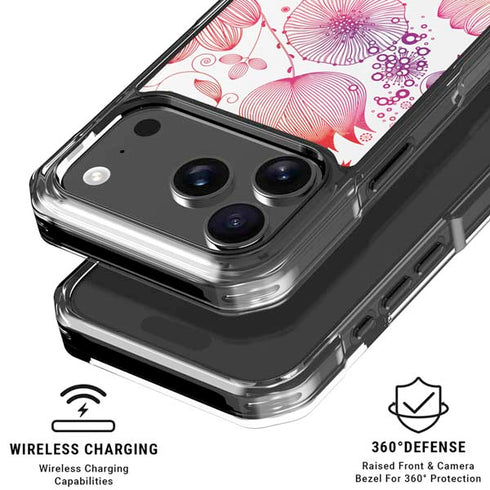 Elegant Flowers iPhone 18 Pro Clear Case