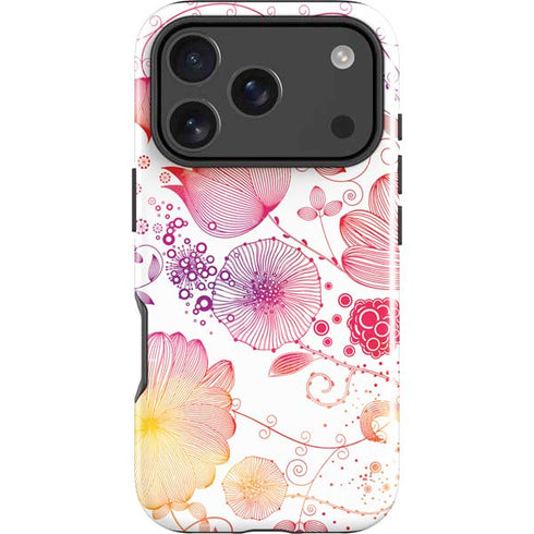 Elegant Flowers iPhone 18 Pro Impact Case