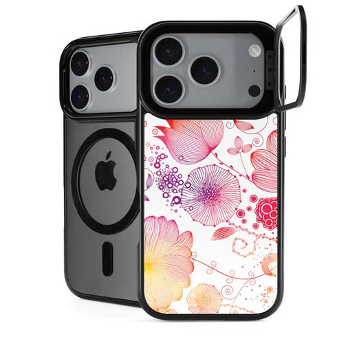 Elegant Flowers iPhone 18 Pro Kickstand Case