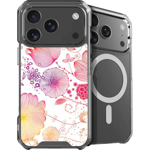 Elegant Flowers iPhone 18 Pro MagSafe Case