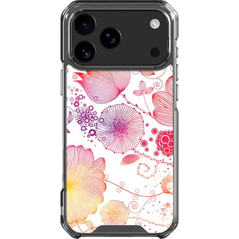 Elegant Flowers iPhone 18 Pro Max Clear Case