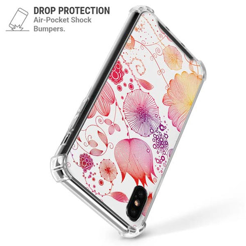 Elegant Flowers iPhone X/XS Clear Case