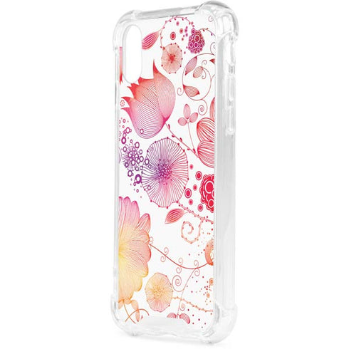 Elegant Flowers iPhone XS Clear Case