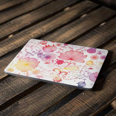 Elegant Flowers Apple MacBook Air Skin