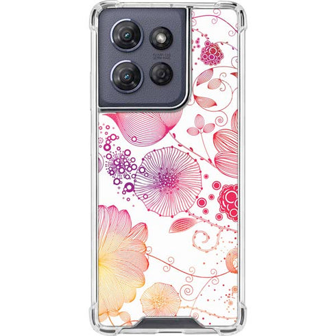 Elegant Flowers Moto G 5G (2025) Clear Case