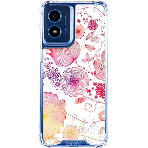 Elegant Flowers Moto G 5G (2024) Clear Case