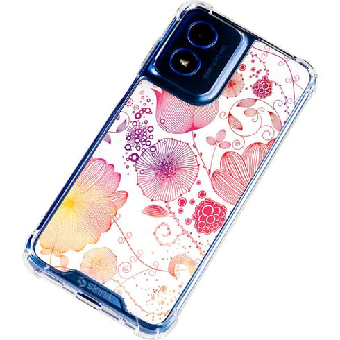 Elegant Flowers Moto G 5G (2024) Clear Case