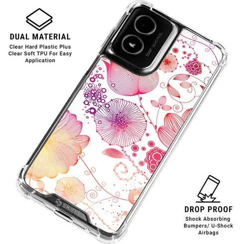 Elegant Flowers Moto G Power 5G (2024) Clear Case