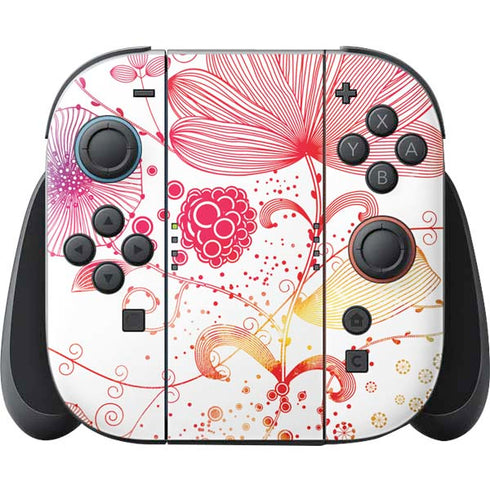 Elegant Flowers Nintendo Switch 2 (2025) Joy-Con Controller Skin