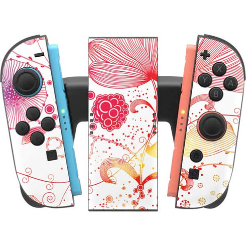 Elegant Flowers Nintendo Switch 2 (2025) Joy-Con Controller Skin