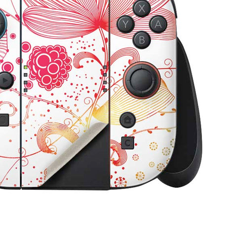Elegant Flowers Nintendo Switch 2 (2025) Joy-Con Controller Skin