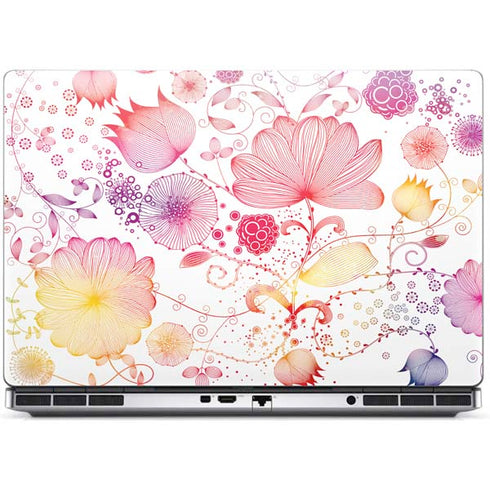 Elegant Flowers Dell Precision Skin