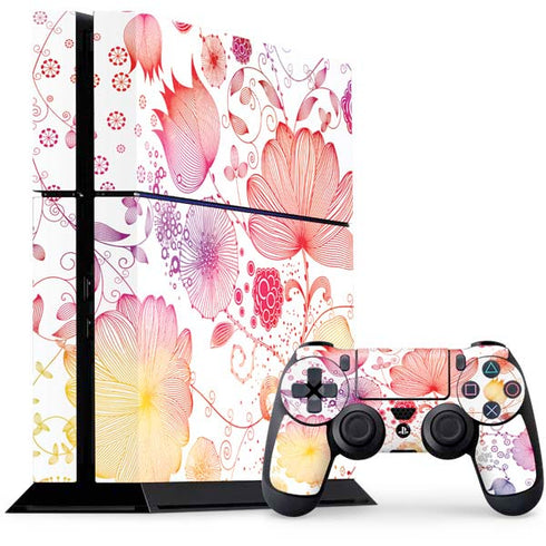 Elegant Flowers PlayStation PS4 Skins