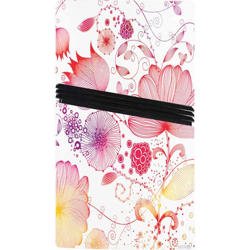 Elegant Flowers PS5 Pro Console Skin
