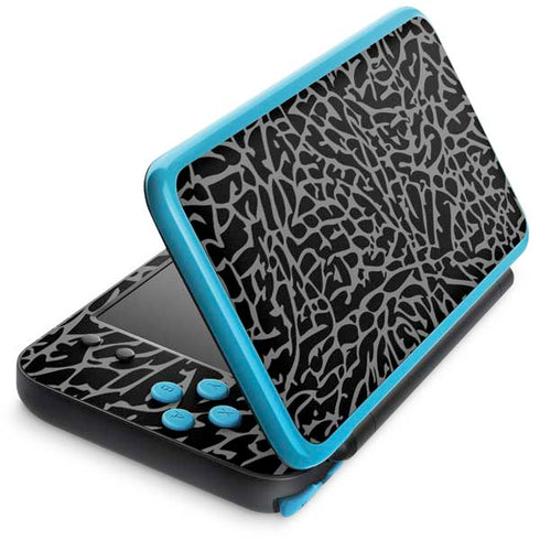 Elephant Print Black Nintendo 2DS XL (2017) Skin