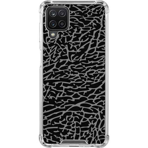 Elephant Print Black Galaxy Cases