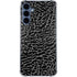 Elephant Print Black Galaxy A35 5G Clear Case
