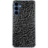 Elephant Print Black Galaxy A55 5G Clear Case