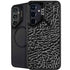 Elephant Print Black Galaxy S24 FE Kickstand Case