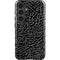 Elephant Print Black Galaxy S25 Impact Case