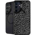Elephant Print Black Galaxy S24 Kickstand Case
