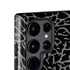 Elephant Print Black Galaxy S25 Ultra Impact Case