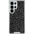 Elephant Print Black Galaxy S25 Ultra Clear Case