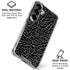 Elephant Print Black Galaxy S26 Clear Case