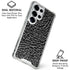 Elephant Print Black Galaxy S26 Ultra Clear Case