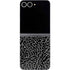 Elephant Print Black Galaxy Z Flip6 Skin