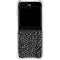 Elephant Print Black Galaxy Z Flip6 Clear Case