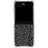 Elephant Print Black Galaxy Z Flip6 Clear Case