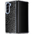 Elephant Print Black Galaxy Z Fold5 5G Clear Case
