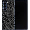 Elephant Print Black Galaxy Z Fold6 Skin