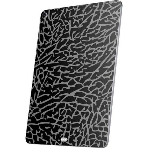 Elephant Print Black Apple iPad Air Skin