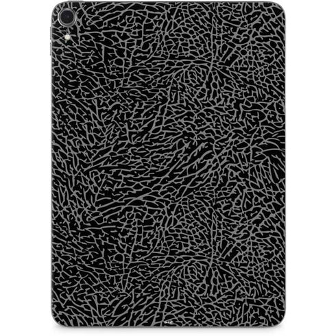 Elephant Print Black Apple iPad Pro Skin
