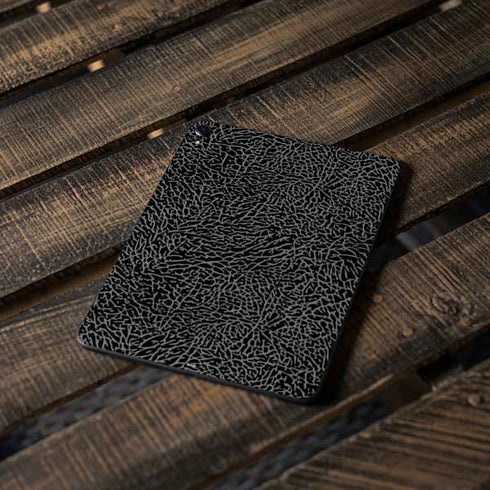 Elephant Print Black Apple iPad Pro Skin